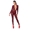 Noir Handmade F382 Kink Royal Catsuit Burgundy Noir Handmade F382 Kink Royal Catsuit Burgundy