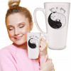 Hrnček LATTE ako DARČEK na VALENTÍNA pre ŇU Deň ŽIEN YIN & YANG Hrnček LATTE ako DARČEK na VALENTÍNA pre ŇU Deň ŽIEN YIN & YANG