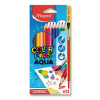 Faber Castell Pastelky Akvarelové Colour Grip 12 Farebný Set + 2 Popisovače Grip Faber Castell Pastelky Akvarelové Colour Grip 12 Farebný Set + 2 Popisovače Grip