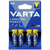 Varta LONGLIFE Power AA Bli 4 tužková batéria typu AA alkalicko-mangánová 2.96 Ah 1.5 V 4 ks; 4906121414 Varta LONGLIFE Power AA Bli 4 tužková batéria typu AA alkalicko-mangánová 2.96 Ah 1.5 V 4 ks; 4906121414