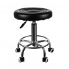 Beautylushh Gurulós otáčavý taburet - čierny Beautylushh Gurulós otáčavý taburet - čierny