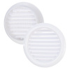 Vents Mriežka vetracia MV125bVs PVC biela okrúhla Vents Mriežka vetracia MV125bVs PVC biela okrúhla