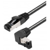 Maxtrack TI49-2L RJ45 síťové kabely, propojovací kabely CAT 8.1 S/FTP 2 m černá 90° zatočeno nahoru , odolné vůči amoniaku, jednoduché stínění 1 ks Maxtrack TI49-2L RJ45 síťové kabely, propojovací kabely CAT 8.1 S/FTP 2 m černá 90° zatočeno nahoru , odolné vůči amoniaku, jednoduché stínění 1 ks