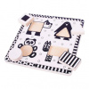 Bigjigs Toys Drevené vkladacie puzzle čiernobiele tvary 1 Bigjigs Toys Drevené vkladacie puzzle čiernobiele tvary 1