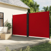 zahrada-XL Zaťahovacia bočná markíza, červená 220x600 cm 4004672 zahrada-XL Zaťahovacia bočná markíza, červená 220x600 cm 4004672