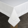 Takoy Biely obrus 140x180 cm KARIN s ozdobným lemom a striebornou paspulou v elegantnom balení-HF-371339 | 140 x 180 cm Takoy Biely obrus 140x180 cm KARIN s ozdobným lemom a striebornou paspulou v elegantnom balení-HF-371339 | 140 x 180 cm
