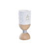 Vianočný podstavec pod sviečku DKD Home Decor Biela Gaštanová Prírodná Hviezda 6 x 6 x 14 cm Vianočný podstavec pod sviečku DKD Home Decor Biela Gaštanová Prírodná Hviezda 6 x 6 x 14 cm