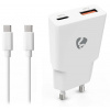 NEDIS sieťová nabíjačka/ 20 W/ PD 3.0/ rýchle nabíjanie/ 1.5 / 2.0 / 2.22 / 3.0 A/ USB-A/ USB-C/ biela/ kábel 1,5m NEDIS sieťová nabíjačka/ 20 W/ PD 3.0/ rýchle nabíjanie/ 1.5 / 2.0 / 2.22 / 3.0 A/ USB-A/ USB-C/ biela/ kábel 1,5m
