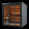 Auroom Wellness Vonkajšia sauna Auroom Mira Farba: Antracitová (RAL 7016), Mira: Mira L Auroom Wellness Vonkajšia sauna Auroom Mira Farba: Antracitová (RAL 7016), Mira: Mira L