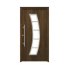 Hliníkovo-oceľové vchodové dvere bezpečnostné Hermes RC2 110 x 210 cm L orech Hliníkovo-oceľové vchodové dvere bezpečnostné Hermes RC2 110 x 210 cm L orech