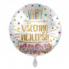 Fóliový balón - Všetko najlepšie - narodeniny - 43cm Fóliový balón - Všetko najlepšie - narodeniny - 43cm