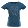 ALPINE PRO NEGA 2 Modrá/Tyrkysovo modrá DÁMSKE RÝCHLOSCHNÚCE TRIČKO S COOL-DRY XS ALPINE PRO NEGA 2 Modrá/Tyrkysovo modrá DÁMSKE RÝCHLOSCHNÚCE TRIČKO S COOL-DRY XS