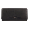Dámská černá kožená peněženka s kovovým rámečkem - LAGEN (Dámská kožená peněženka BLC LAGEN) Dámská černá kožená peněženka s kovovým rámečkem - LAGEN (Dámská kožená peněženka BLC LAGEN)