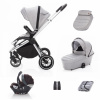 ZOPA SET Športový kočík Move+ Hlboká vanička +adaptéry+autosedačka Varianta: Silver Grey/Silver ZOPA SET Športový kočík Move+ Hlboká vanička +adaptéry+autosedačka Varianta: Silver Grey/Silver