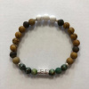 Náramek Sandalwood, tyrkys africký, magnezit Náramek Sandalwood, tyrkys africký, magnezit