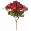 Umelá kytica ruží 40cm červená Umelá kytica ruží 40cm červená