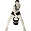 MOVIT Kettlebell činka - 6 kg, čierna/fialová MOVIT Kettlebell činka - 6 kg, čierna/fialová