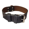 Palkar Obojok z kože hladenice pre psov 60 cm × 40 mm čierny Palkar Obojok z kože hladenice pre psov 60 cm × 40 mm čierny