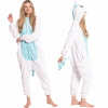 Pyžamo Dámske Kombinéza Kigurumi Onesie Jednorožec Modrá 165-175 cm L Pyžamo Dámske Kombinéza Kigurumi Onesie Jednorožec Modrá 165-175 cm L