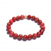 Lavaliere Dámsky korálikový náramok – 8 mm červený morský sediment L - 18 cm 08213 - Sametový sáček + luxusní krabička Lavaliere Lavaliere Dámsky korálikový náramok – 8 mm červený morský sediment L - 18 cm 08213 - Sametový sáček + luxusní krabička Lavaliere