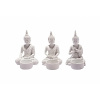 Design Scandinavia Čajové svietniky Budha, 13 cm, 3 ks, biela biela Design Scandinavia Čajové svietniky Budha, 13 cm, 3 ks, biela biela