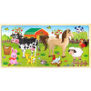 Dřevěné puzzle Na farmě 96 dílků Dřevěné puzzle Na farmě 96 dílků
