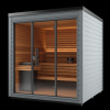 Auroom Wellness Vonkajšia sauna Auroom Mira Farba: Stredne sivá (RAL 7045), Mira: Mira L Auroom Wellness Vonkajšia sauna Auroom Mira Farba: Stredne sivá (RAL 7045), Mira: Mira L