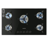 Klarstein Trifecta 5, plynová varná doska, 5 trojuholníkových horákov, sklokeramika, čierna (CP12-Trifecta-5) Klarstein Trifecta 5, plynová varná doska, 5 trojuholníkových horákov, sklokeramika, čierna (CP12-Trifecta-5)