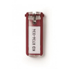 Prívesok na kľúče Menovky DURABLE key CLIP červené 6ks DU195703 Prívesok na kľúče Menovky DURABLE key CLIP červené 6ks DU195703