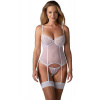 Obsessive Sexy korzet Alissium Biela XS/S Obsessive Sexy korzet Alissium Biela XS/S