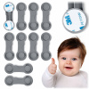 Ricokids bezpečnostní zařízení pro otevírání skříněk 798301 10 ks šedá Ricokids bezpečnostní zařízení pro otevírání skříněk 798301 10 ks šedá