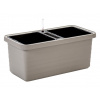 Nohel garden Truhlík BERBERIS DUO samozavlažovací + knoty 80x39x35cm Nohel garden Truhlík BERBERIS DUO samozavlažovací + knoty 80x39x35cm