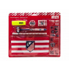 ATLETICO MADRID FC Školská sada Atlético de Madrid, 7 ks, s puzdrom, červeno-biela ATLETICO MADRID FC Školská sada Atlético de Madrid, 7 ks, s puzdrom, červeno-biela