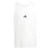 adidas Essentials Small Logo Tank Top Mens White/Black L adidas Essentials Small Logo Tank Top Mens White/Black L