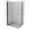 Mexen Pretoria Duo, sprchovací kút s 2-krídlovými dverami 90 (dvere) x 80 (dvere) cm, 6mm číre sklo, čierny profil, 852-090-080-70-00-02 Mexen Pretoria Duo, sprchovací kút s 2-krídlovými dverami 90 (dvere) x 80 (dvere) cm, 6mm číre sklo, čierny profil, 852-090-080-70-00-02