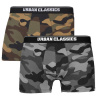 Urban Classics pánske boxerky 2-pack, woodcamo + darkcamo - XL Urban Classics pánske boxerky 2-pack, woodcamo + darkcamo - XL