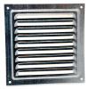 Vents Pozinkovaná kovová vetracia mriežka štvorcová 250x250 MVM 250S ZN Vents Pozinkovaná kovová vetracia mriežka štvorcová 250x250 MVM 250S ZN
