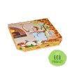Krabica na pizzu z vlnitej lepenky 32 x 32 x 3 cm, 100 ks Krabica na pizzu z vlnitej lepenky 32 x 32 x 3 cm, 100 ks