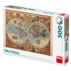 Dino Mapa sveta z roku 1626 500 dielov (Dino)