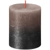 Sviečka Bolsius Rustic, valcová, vianočná, Sunset Creamy Caramel+ Anthracite, 80/68 mm Sviečka Bolsius Rustic, valcová, vianočná, Sunset Creamy Caramel+ Anthracite, 80/68 mm