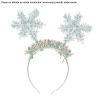 Čelenka vianočná snehová vločka Čelenka vianočná snehová vločka