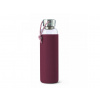 Láhev na vodu Glass Bottle 600ml Burgundy BLACK+BLUM | fialová Láhev na vodu Glass Bottle 600ml Burgundy BLACK+BLUM | fialová