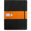 Linajkový zápisník Moleskine v brožovanej väzbe XL čierny Linajkový zápisník Moleskine v brožovanej väzbe XL čierny