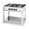 HENDI Plynový sporák, 5 horákov na otvorenom podstavci | HENDI, Kitchen Line HENDI Plynový sporák, 5 horákov na otvorenom podstavci | HENDI, Kitchen Line