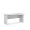 Economy Pracovný stôl pravý BASIC, 160x76x90cm, biela