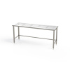 Nerezový stôl pre čisté priestory, s perforovanou pracovnou doskou, 1200 x 700 x 900 mm Nerezový stôl pre čisté priestory, s perforovanou pracovnou doskou, 1200 x 700 x 900 mm