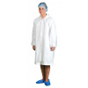 Portwest D118 Jednorazový návštevnícky plášť PP - Biela Portwest D118 Jednorazový návštevnícky plášť PP - Biela