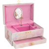Goki Hracia skrinka/šperkovnica so šuplíkom Labutie jazero, svetlo ružová Goki Hracia skrinka/šperkovnica so šuplíkom Labutie jazero, svetlo ružová