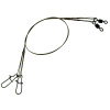 Mistrall oceľové lanko pre lov dravcov 1 x 7 20 cm 7 kg 2 ks Mistrall oceľové lanko pre lov dravcov 1 x 7 20 cm 7 kg 2 ks