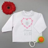 Krstová košieľka srdce s krížom3 ružová klasik (rr88) Krstová košieľka srdce s krížom3 ružová klasik (rr88)